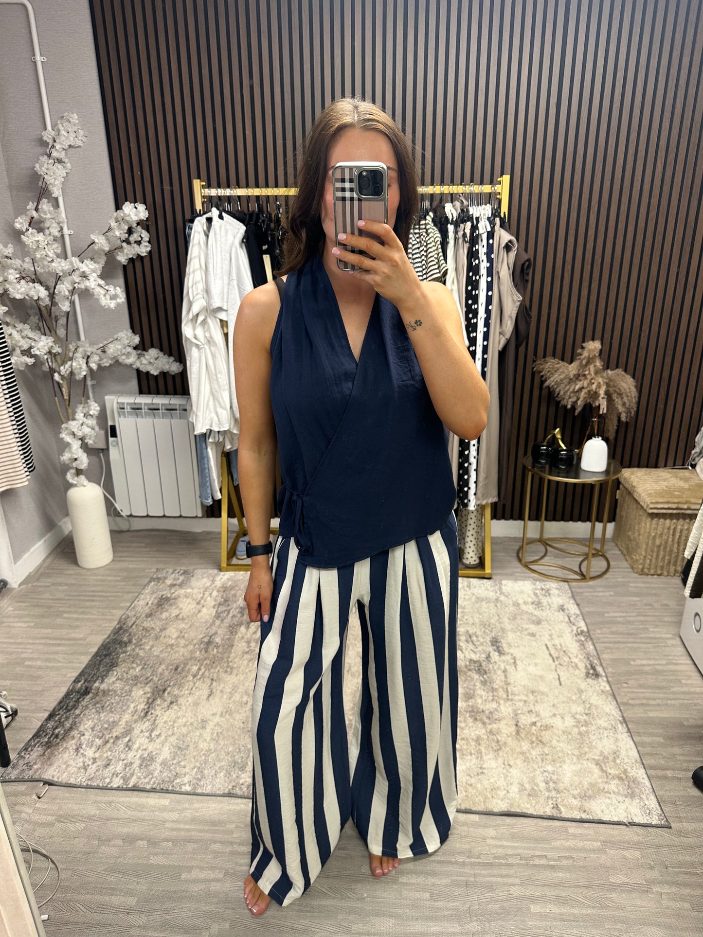 FREYA Stripe Trouser Set