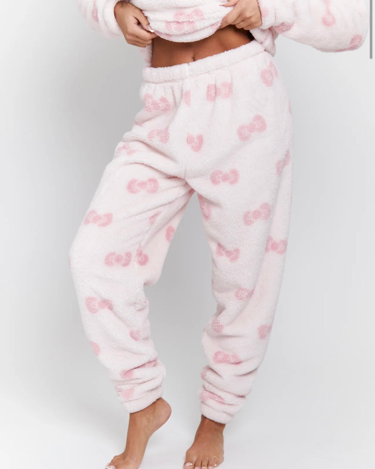 Bow Fleece Pyjamas
