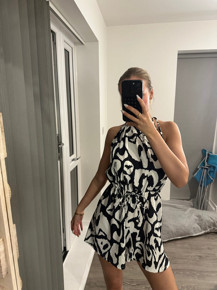 patterned playsuit