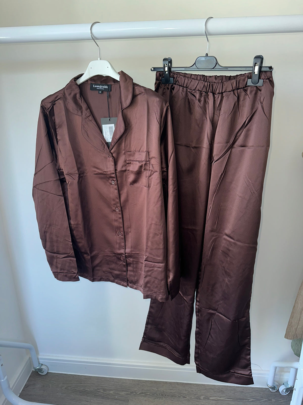 Chocolate Satin PJS