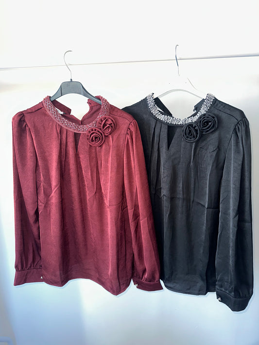 Diamante Detail Blouse