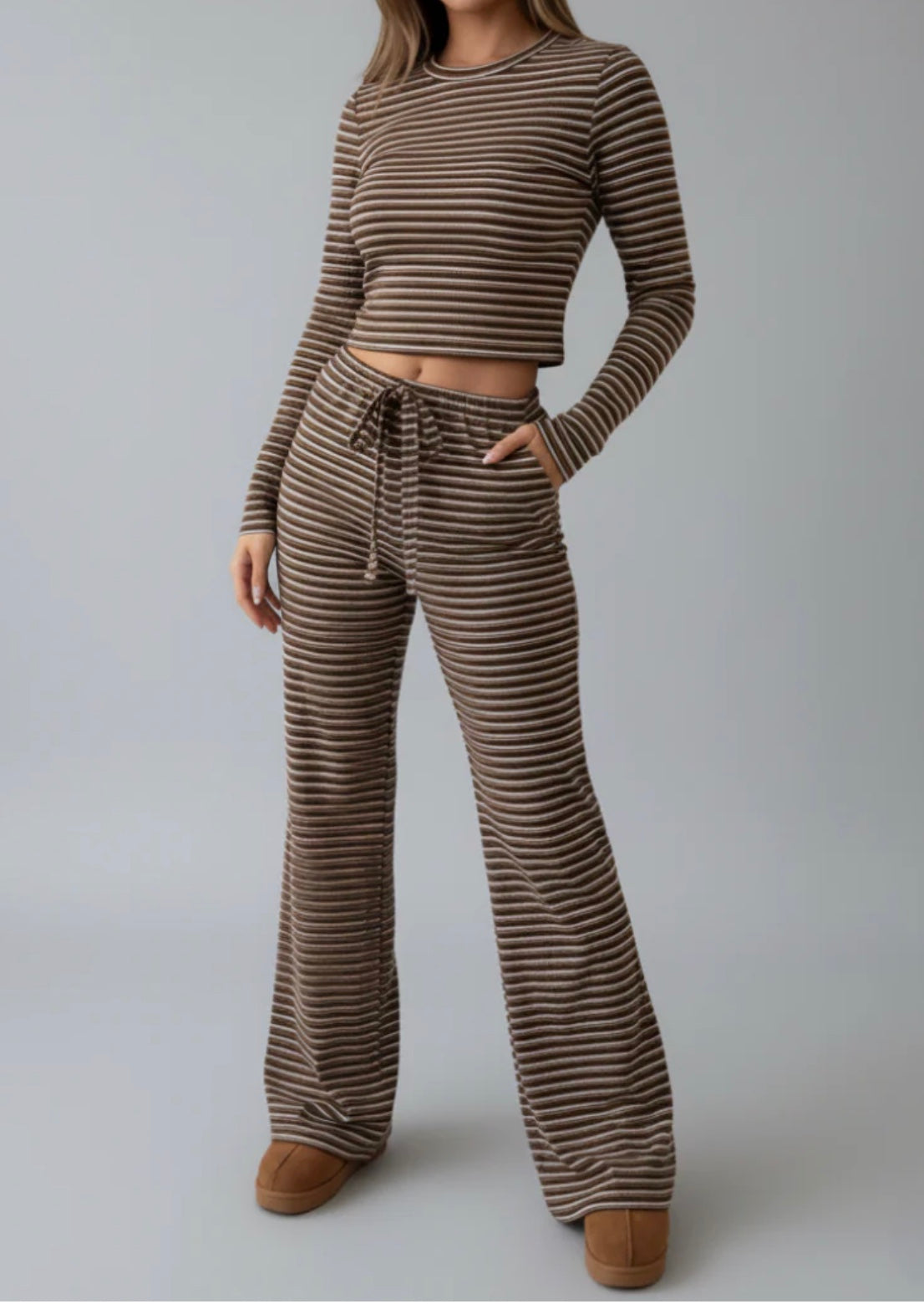 Rachel Stripe Lounge Set
